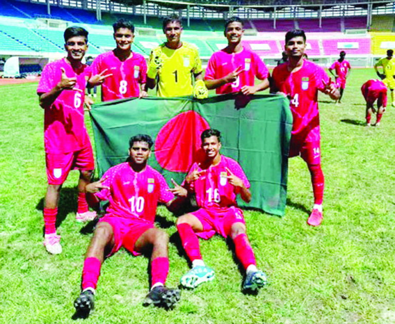 শ্রীলঙ্কাকে ৮-০ গোলে উড়িয়ে  দিল বাফুফে একাডেমি দল